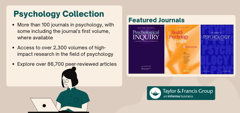 New Journals: Taylor & Francis Online (Psychology Collection)