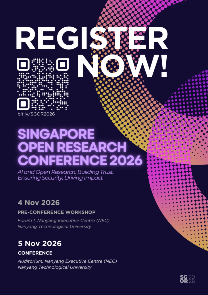 Singapore Open Research Conference & Awards 2026 poster